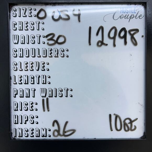 Chicos Womens Size 0 US 4 Pants Geometric Print Wide Leg Pull On Black TINY FLAW - Picture 15 of 15